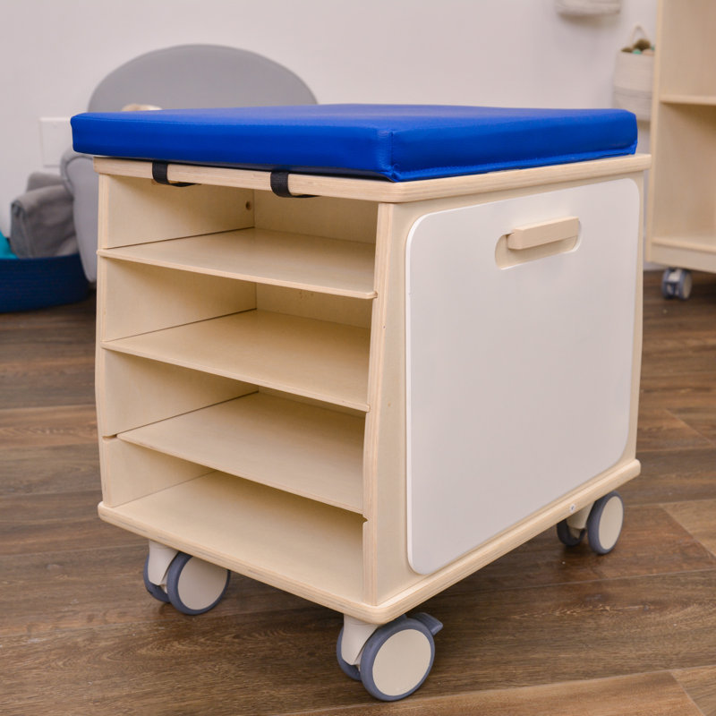 Mobile Teacher Stool With Storage