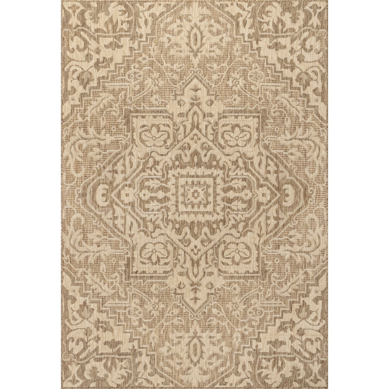 Tapis beige Keileb, Rectangle 8 pi x 10 pi