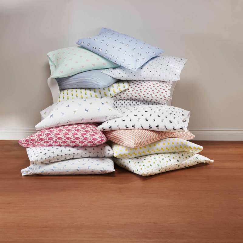 Full Blue Compass Print Percale Cotton Sheet Set
