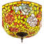 16" Wide Tiffany Rosebush Pendant