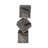 Altus Decorative Metal Cube Accent Sculpture for Tabletop Home Decor - Geometric Stacked Blocks Figurine Accent for Living Room - Silver & Metallic-2092281735