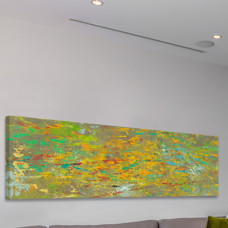 « contemplation ii » par julie joy, reproduction d’art sur toile tendue, H 20 po x l 60 po