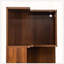 Bibliothèque d'angle avec 5 tablettes et lumières DEL-1721933654
