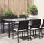 Abdus-Salam Rectangular Wicker Outdoor Dining Table , cm W cm D-90954346-90954347-96846311