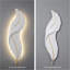 Lampe murale moderne en plumes à DEL, lumière murale décorative pour chambre à coucher, chevet, couloir, salon et mur de fond-294072617-272794459