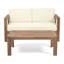 Ensemble de mobilier de terrasse pour causeuse et table basse Genser