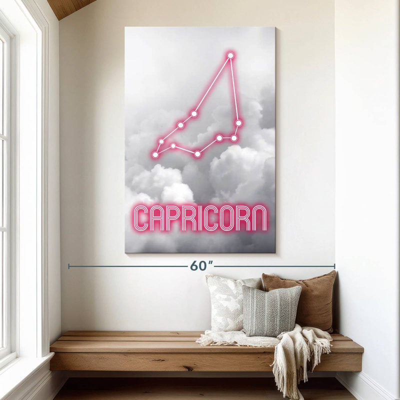 Adella Capricorn Constellation, H 51 po x l 34 po