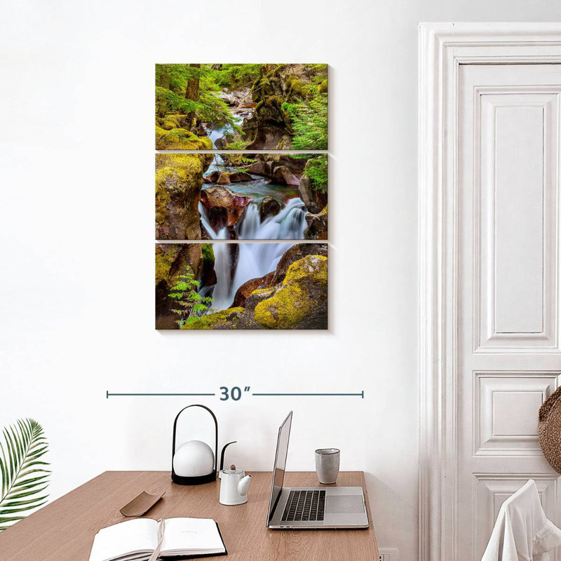 Alvord Avalanche Gorge Waterfall, 32" H x 20" W
