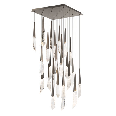 Solitude 25 Light Crystal LED Multi-Light Pendant