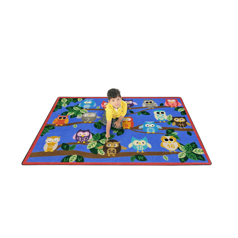 Tapis Its A Hoot par Joy Carpets, Rectangle 5 pi 4 po x 7 pi 8 po
