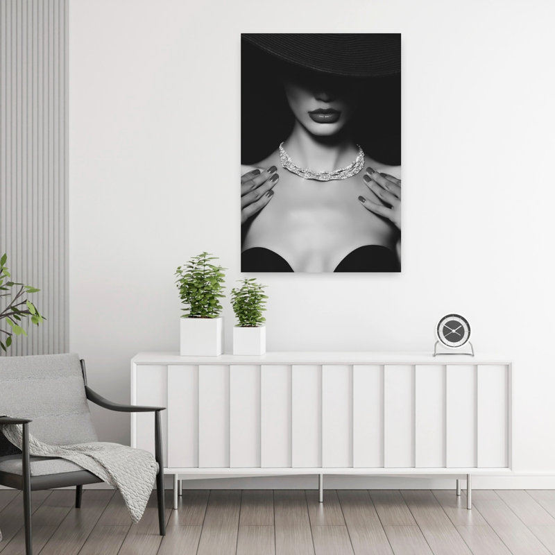 Fille, meilleur ami, art contemporain, H 36 po x l 24 po