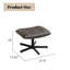 Fauteuil d'appoint pivotant en similicuir Trunell-1855815576