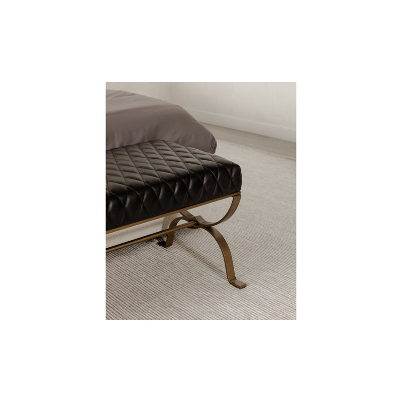 Bench Antique Black/Gold
