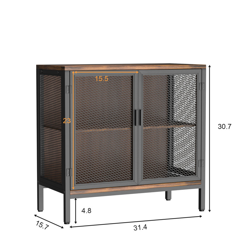 Liquor Cabinet Bar for Home, Farmhouse Coffee Storage Cabinet for Kitchen, Small Wood Sideboard Buffet Station Cabinets with Door