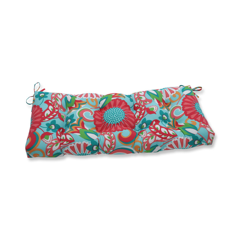 Coussin de siège intérieur / extérieur Sisneros, Corail, L 48 po