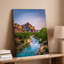 Toile, "A couper le souffle, paysage de canyon au coucher du soleil"-957371749