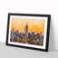 Yellow New York Skyline - Picture Frame Painting Print-56739540-56739541