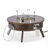 Kliyah Round Propane Smokeless Fire Pit Table-1971394602