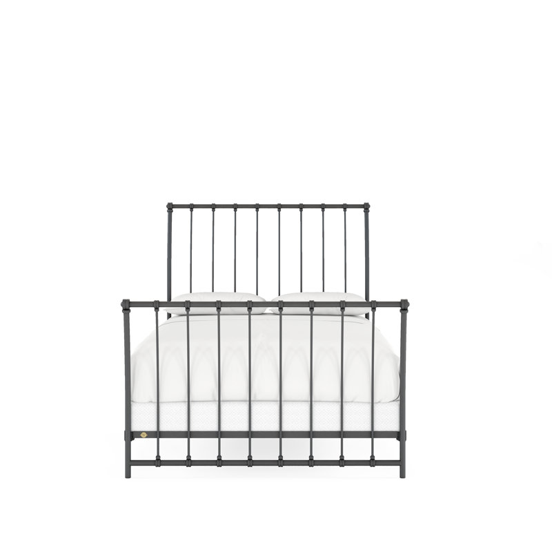142 Altro Bed | Complete Sleigh, California King, Baroque Black