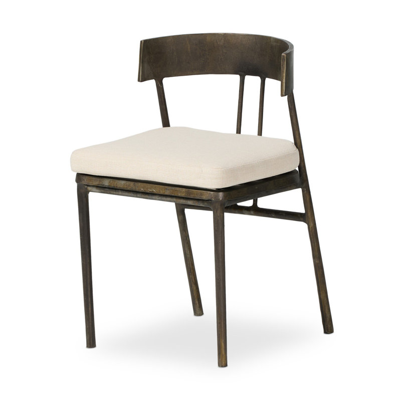 Chaise d'appoint d'extérieur en aluminium avec coussin