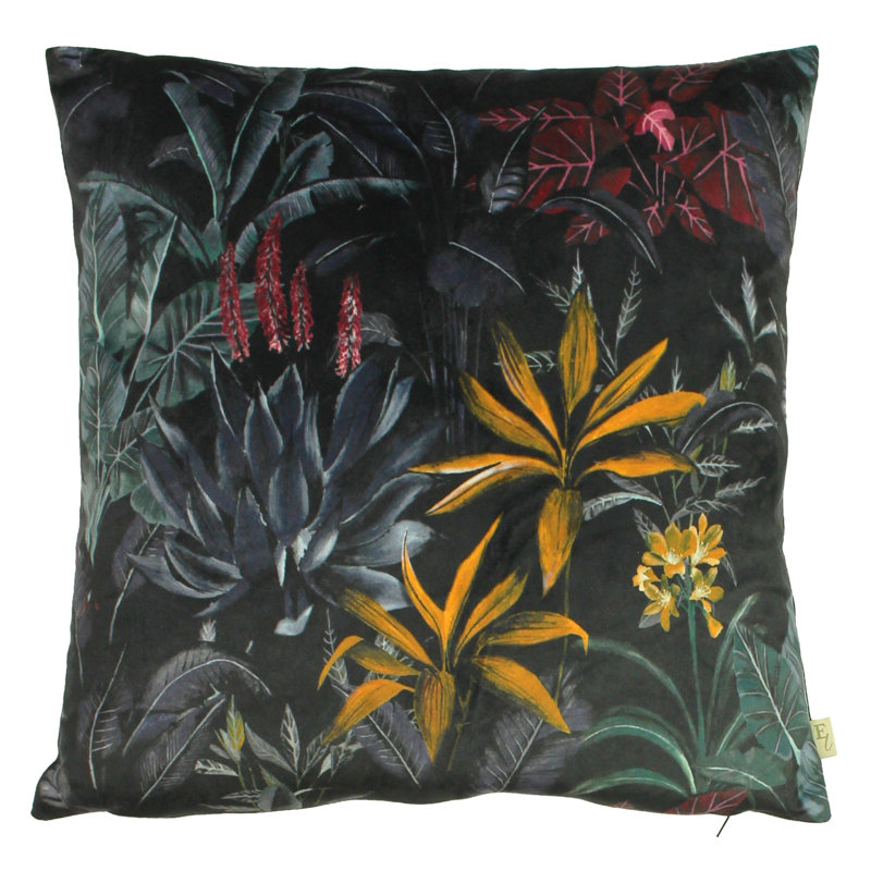 Floral Square Cushion Cover