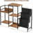 3-Tier Vinyl Record Stand With Storage Shelves, Turntable Table With Left And Right Organizers For Record Player, Speakers, And Album Collection