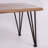 Wood And Metal Coffee Table