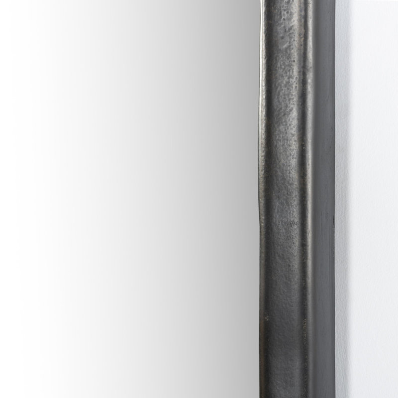 Patz Mantel Mirror, Black Antique