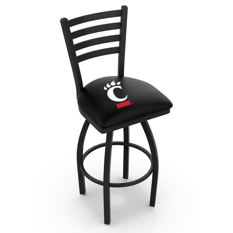 NCAA Swivel 30" Bar Stool, Cincinnati Bearcats
