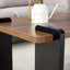 Table basse moderne en MDF avec pieds en métal Blake-1065173754