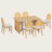 7-Piece Farmhouse Dining Table Set for 6-1011410196-1011410195
