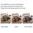 Modern Walnut-Tone Durable Rockboard Dining Table-2034473689