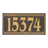 Dresden 1-Line Wall Address Plaque
