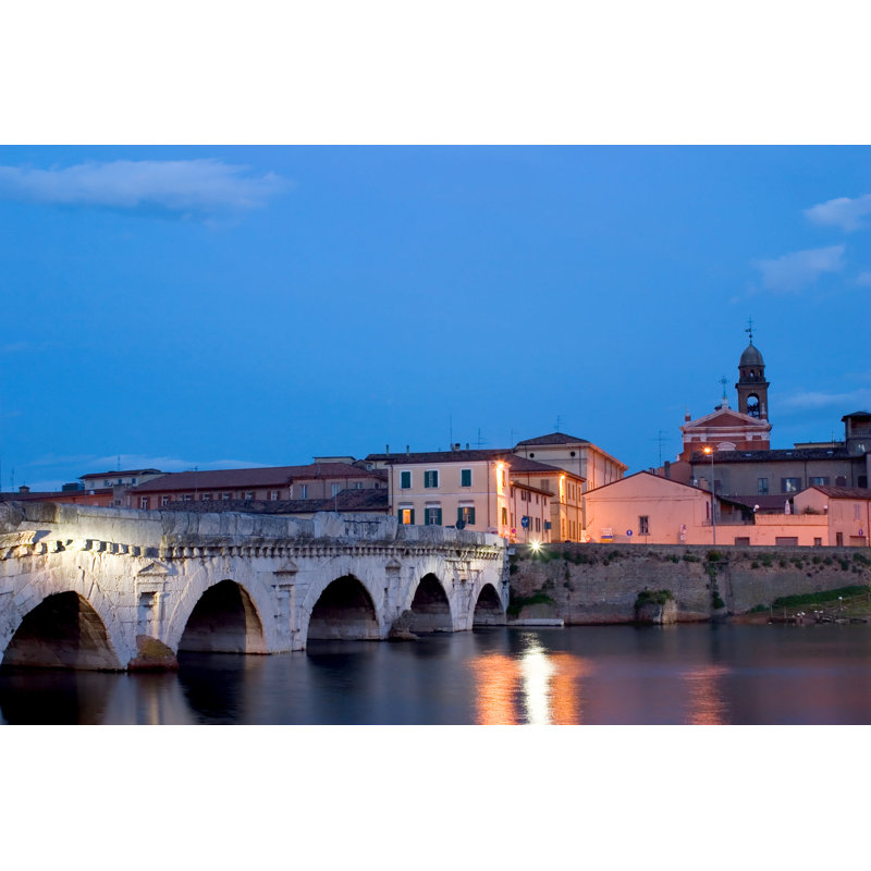 Poitiers Roman Bridge by CamAbs - Wrapped Canvas Print, 30cm H x 46cm W x 3.8cm D