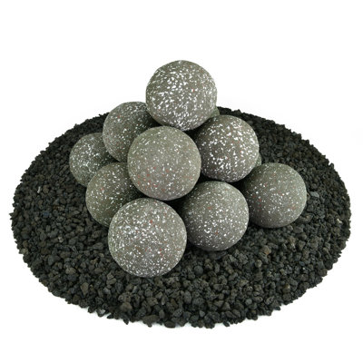 Ensemble de foyer d'extérieur Fire Balls