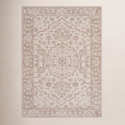 Bellecourt Machine Washable Oriental Rug