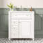 Meuble-lavabo français 30 po avec lavabo en céramique, rangement à fermeture en douceur et tablette ajustable French Farmhouse-1418529960