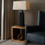 Bleu Wingback Chair