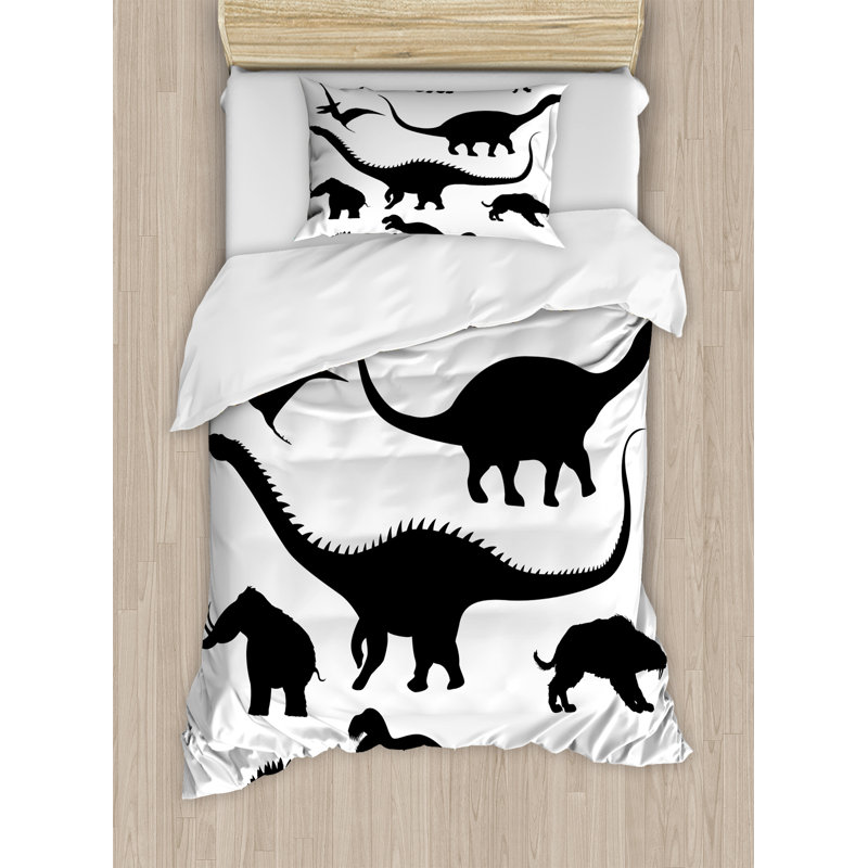 Ensemble de housse de couette dinosaur, Simple