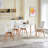 Reese Solid Wood Base Dining Table