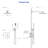 12" Pressure Balanced Rain Shower System With Handheld Spray-113914486