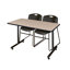 Table de formation en T Nick Nick, 2 chaises empilables Zeng-32701937-32701934-32701928