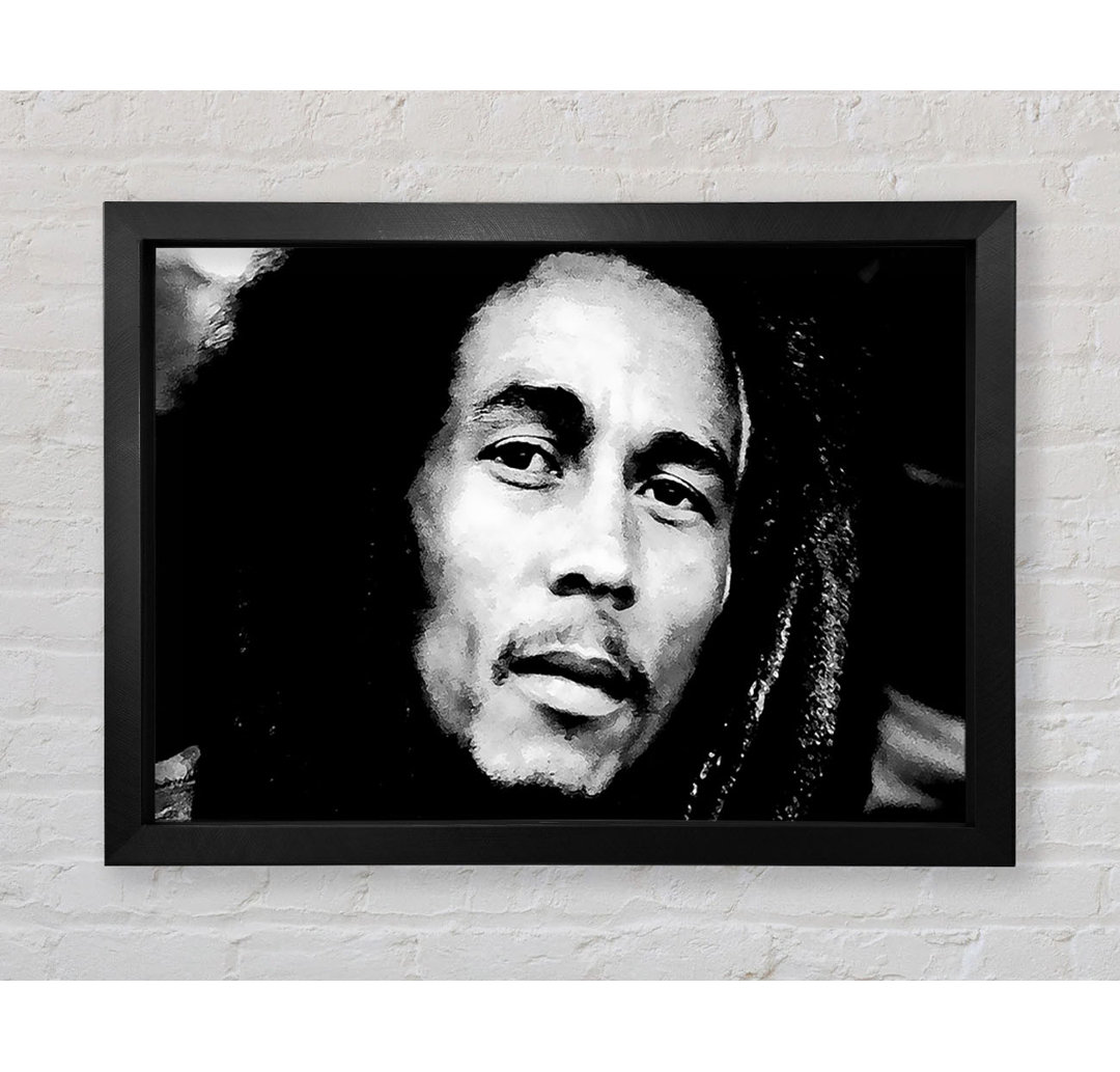 Bob Marley Iron Lion - Einzelner Bilderrahmen Kunstdrucke