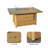 Lois Rectangle Aluminum Propane Fire Pit-93738263