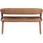Banc en similicuir Sylvester Aurich-257683513