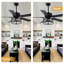 Ventilateur de plafond 52 po 52 po