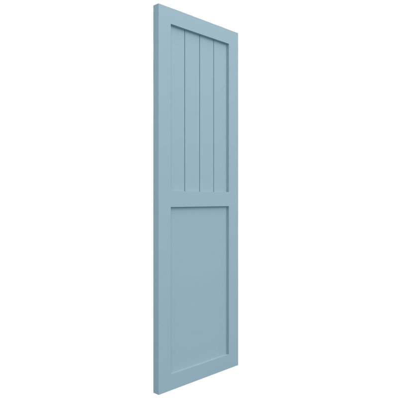 Volets combinés EnduraCore, 12"W, 58"H, Bleu paisible