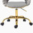 Everly Quinn Quadry Velvet Task Chair-540841066