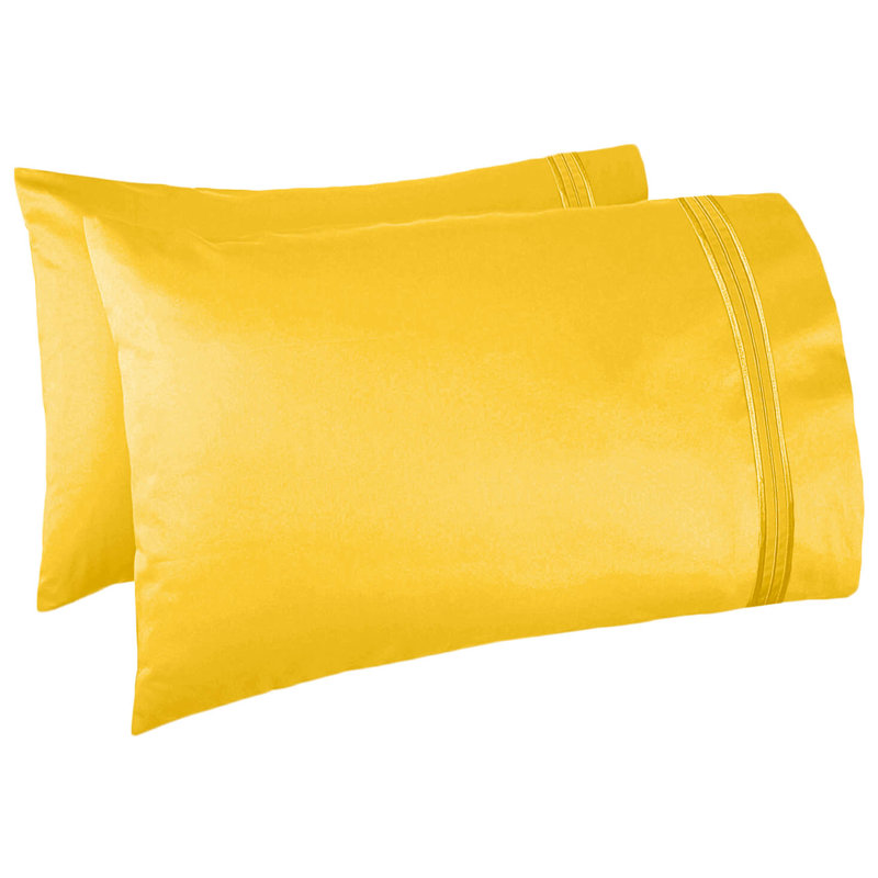 RV/Short Queen Microfiber Sheet Set, Yellow