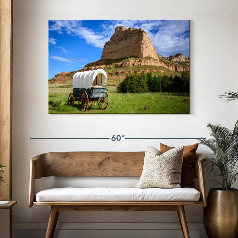 Scotts Bluff Mountain Scene, 32" H x 48" W